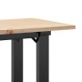 Center table with solid pine wood frame and iron, 110x40x45 cm by , Coffee table - Ref: Foro24-3282667, Price: 80,27 €, Disco...