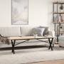 Solid pine wood and iron X-frame coffee table 160x40x45 cm by , Coffee table - Ref: Foro24-3282690, Price: 88,12 €, Discount: %