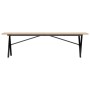 Solid pine wood and iron X-frame coffee table 160x40x45 cm by , Coffee table - Ref: Foro24-3282690, Price: 88,12 €, Discount: %