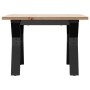 Center table with solid pine wood frame and iron, measuring 50x50x35 cm. by , Coffee table - Ref: Foro24-3282703, Price: 58,5...