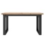 Mesa de centro marco O madera maciza pino y hierro 80x80x45,5cm de , Mesas de centro - Ref: Foro24-3282729, Precio: 98,12 €, ...