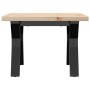 Mesa de centro marco Y madera maciza pino y hierro 50x50x35,5cm de , Mesas de centro - Ref: Foro24-3282769, Precio: 62,99 €, ...