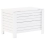 Caja de almacenaje y tapa RANA madera maciza blanca 80x49x54 cm de , Baúles de almacenamiento - Ref: Foro24-4002322, Precio: ...