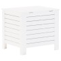 Caja de almacenaje y tapa RANA madera maciza blanca 60x49x54 cm de , Baúles de almacenamiento - Ref: Foro24-4002320, Precio: ...