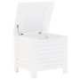 Storage box with lid FROG solid white wood 60x49x54 cm by , Storage trunks - Ref: Foro24-4002320, Price: 78,34 €, Discount: %