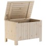 Storage box with lid FROG solid pine wood 80x49x54 cm by , Storage trunks - Ref: Foro24-4002329, Price: 109,99 €, Discount: %