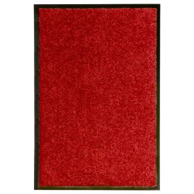 Rote waschbare Fußmatte 40x60 cm von vidaXL, Fußmatten - Ref: Foro24-323421, Preis: 20,10 €, Rabatt: %