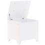 Storage box with lid FROG solid white wood 60x49x54 cm by , Storage trunks - Ref: Foro24-4002336, Price: 81,69 €, Discount: %