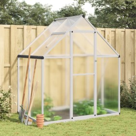 Greenhouse with silver aluminum base frame 169x114x195 cm by , Greenhouses - Ref: Foro24-4005822, Price: 265,87 €, Discount: %