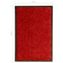 Rote waschbare Fußmatte 40x60 cm von vidaXL, Fußmatten - Ref: Foro24-323421, Preis: 20,10 €, Rabatt: %