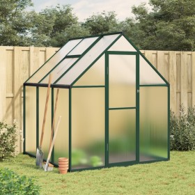 Greenhouse with green aluminum base frame 169x169x195 cm by , Greenhouses - Ref: Foro24-4005829, Price: 329,99 €, Discount: %