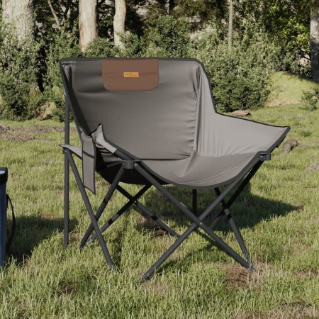 Faltbare Campingstühle mit Tasche, 2 Stück, grau von , Gartenstühle - Ref: Foro24-366550, Preis: 54,51 €, Rabatt: %