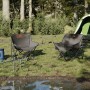 Faltbare Campingstühle mit Tasche, 2 Stück, grau von , Gartenstühle - Ref: Foro24-366550, Preis: 54,51 €, Rabatt: %