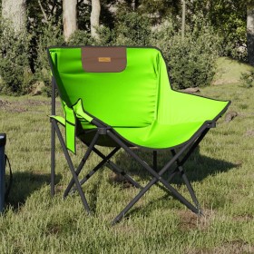 Folding camping chairs with pocket, 2 units, green. by , Garden chairs - Ref: Foro24-366552, Price: 55,99 €, Discount: %