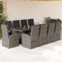 11-piece garden dining set with gray synthetic rattan cushions by , Garden sets - Ref: Foro24-3277601, Price: 1,00 €, Discoun...