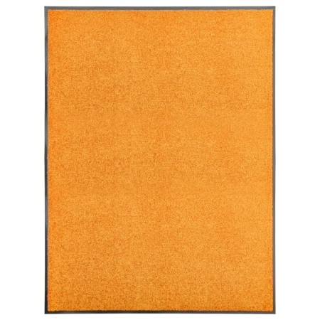 Orange waschbare Fußmatte 90x120 cm von vidaXL, Fußmatten - Ref: Foro24-323454, Preis: 58,47 €, Rabatt: %