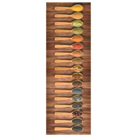 Spoon washable kitchen mat 45x150 cm by vidaXL, Doormats - Ref: Foro24-323477, Price: 23,99 €, Discount: %