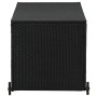 Black synthetic rattan garden storage box 120x65x61 cm by vidaXL, Outdoor storage boxes - Ref: Foro24-310089, Price: 100,30 €...