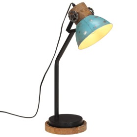 Worn-out blue desk lamp 25 W E27 18x18x60 cm by , Lamps - Ref: Foro24-371954, Price: 66,70 €, Discount: %