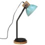 Worn-out blue desk lamp 25 W E27 18x18x60 cm by , Lamps - Ref: Foro24-371954, Price: 66,70 €, Discount: %