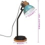 Worn-out blue desk lamp 25 W E27 18x18x60 cm by , Lamps - Ref: Foro24-371954, Price: 66,70 €, Discount: %