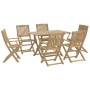 Juego de comedor para jardín 7 piezas madera maciza acacia de , Conjuntos de jardín - Ref: Foro24-3214235, Precio: 401,96 €, ...