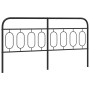 Cabecero de metal negro 193 cm de , Cabeceros y pies de cama - Ref: Foro24-377154, Precio: 51,99 €, Descuento: %