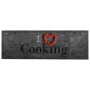 Waschbarer Küchenteppich Cooking 60x180 cm von vidaXL, Fußmatten - Ref: Foro24-323472, Preis: 30,07 €, Rabatt: %