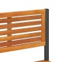 Mesa de trabajo de jardín madera de acacia y acero 90x50x110 cm de , Soportes para macetas - Ref: Foro24-367619, Precio: 106,...