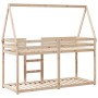 Bunk bed with solid pine wood roof 90x190 cm by , Beds and slatted bases - Ref: Foro24-3282087, Price: 176,99 €, Discount: %