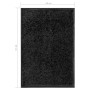 Schwarze waschbare Fußmatte 40x60 cm von vidaXL, Fußmatten - Ref: Foro24-323409, Preis: 19,00 €, Rabatt: %