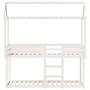 Bunk bed with solid white pine wood roof 90x190 cm by , Beds and slatted bases - Ref: Foro24-3282128, Price: 244,99 €, Discou...