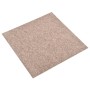 Baldosas de suelo de moqueta 20 uds 5 m² 50x50 cm beige de vidaXL, Suelos y moquetas - Ref: Foro24-147318, Precio: 109,99 €, ...