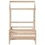 Bed frame with solid pine wood roof structure 75x190 cm by , Beds and slatted bases - Ref: Foro24-3282168, Price: 161,45 €, D...