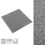 Carpet floor tiles 20 pcs 5 m² 50x50 cm gray by vidaXL, Floors and carpets - Ref: Foro24-147311, Price: 87,83 €, Discount: %