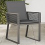 Garden chairs with cushions, 4 units, black synthetic rattan by , Garden chairs - Ref: Foro24-4008116, Price: 275,00 €, Disco...