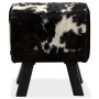 Authentic goat leather stool 40x30x45 cm by , Benches for halls and storage - Ref: Foro24-244759, Price: 111,55 €, Discount: %