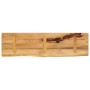 Solid mango wood natural edge table top 120x20x2.5 cm by , Table tops - Ref: Foro24-370326, Price: 33,90 €, Discount: %