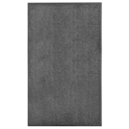 Anthrazitgraue waschbare Fußmatte 90x150 cm von vidaXL, Fußmatten - Ref: Foro24-323419, Preis: 58,33 €, Rabatt: %