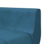 L-förmiges Schlafsofa blauer Samt 275x140x70 cm von , Sofas - Ref: Foro24-3157205, Preis: 428,63 €, Rabatt: %