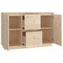 Solid pine wood sideboard 111x34x75 cm by , Sideboards - Ref: Foro24-814309, Price: 146,29 €, Discount: %