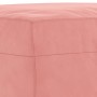 Banco de terciopelo rosa 100x35x41 cm de , Bancos - Ref: Foro24-349424, Precio: 65,26 €, Descuento: %