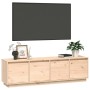 Solid pine wood TV stand 156x37x45 cm by , TV Furniture - Ref: Foro24-814394, Price: 130,97 €, Discount: %