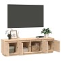 Solid pine wood TV stand 156x37x45 cm by , TV Furniture - Ref: Foro24-814394, Price: 130,97 €, Discount: %