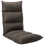 Folding ground lounger in taupe gray fabric by , Floor chairs - Ref: Foro24-325244, Price: 102,43 €, Discount: %