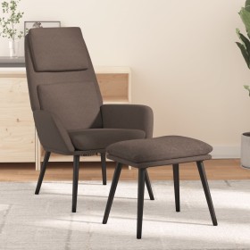 Relax armchair with taupe gray fabric footrest by , Armchairs - Ref: Foro24-3097777, Price: 140,13 €, Discount: %