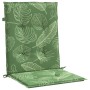 Low back chair cushions 2 units, leaf print fabric by , Cushions for chairs and sofas - Ref: Foro24-361331, Price: 52,99 €, D...