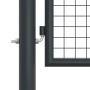 Galvanized steel garden mesh gate, grey, 400x175 cm by , garden gates - Ref: Foro24-145778, Price: 444,41 €, Discount: %