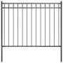 Garden fence black steel 1.7x1 m by , fence panels - Ref: Foro24-146313, Price: 91,36 €, Discount: %