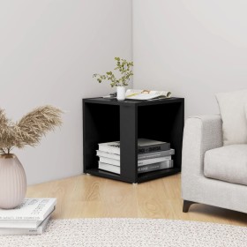 Side table made of black plywood, 33x33x34.5 cm by , Side tables - Ref: Foro24-809009, Price: 29,21 €, Discount: %